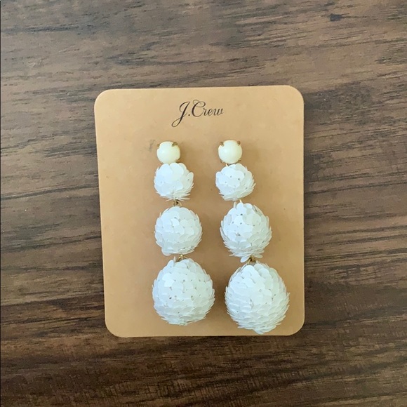 J.crew sequin ball drop earring - Picture 6 of 9